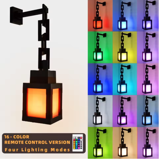 Pixel Style RGB Lantern Light